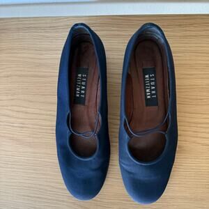 Stuart Weitzman Navy Ballet Flats Size 8M W04463